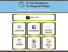 Tablet Screenshot of lifetimeeyehealth.com